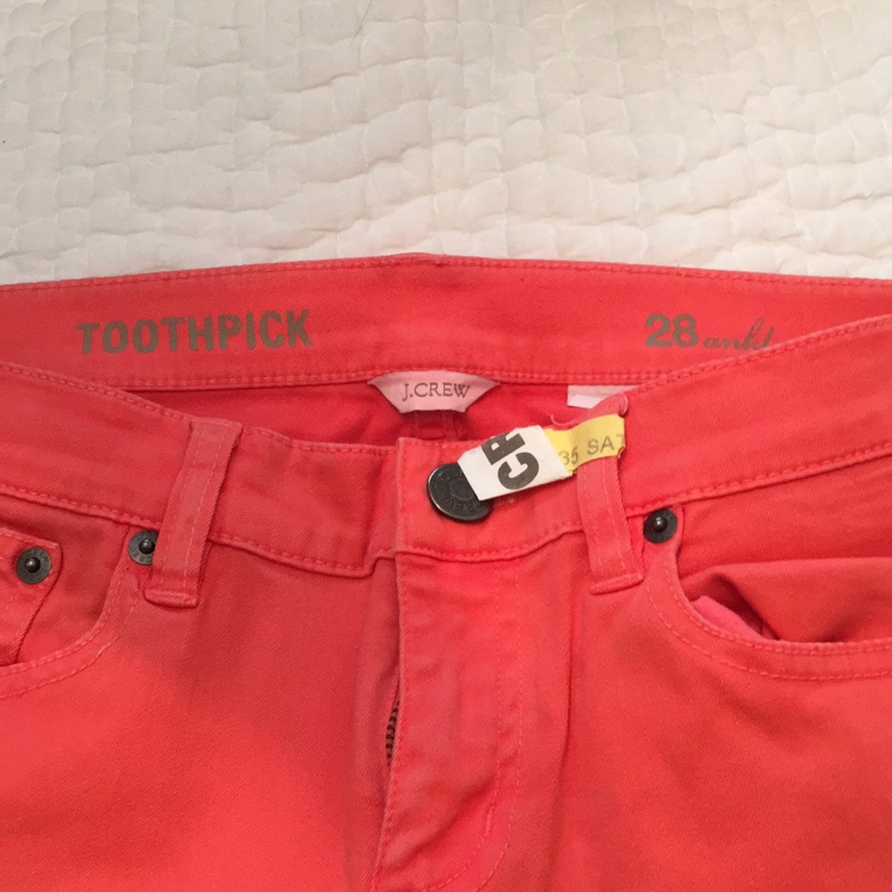 J.Crew Toothpick 28 ankle jean